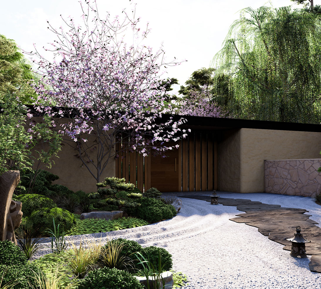 Japanese garden design